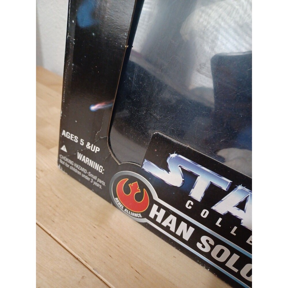 NEW DAMAGED BOX Star Wars Action Figure Han Solo Tauntaun 12" Kenner Collector E - Picture 5 of 12